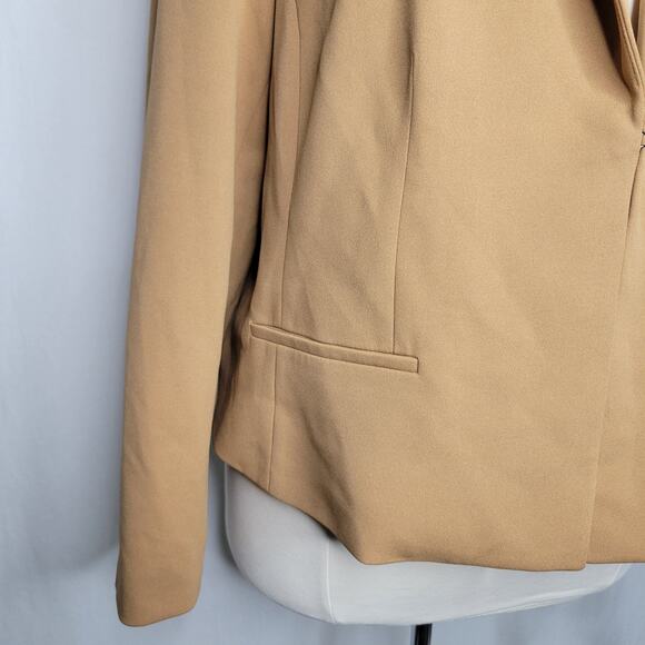 Calvin Klein Cropped Long-Sleeve Blazer Luggage NWT Plus Size 22W - Picture 5 of 9